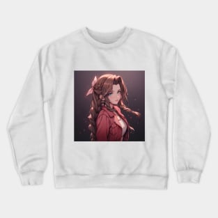 cute aerith Crewneck Sweatshirt